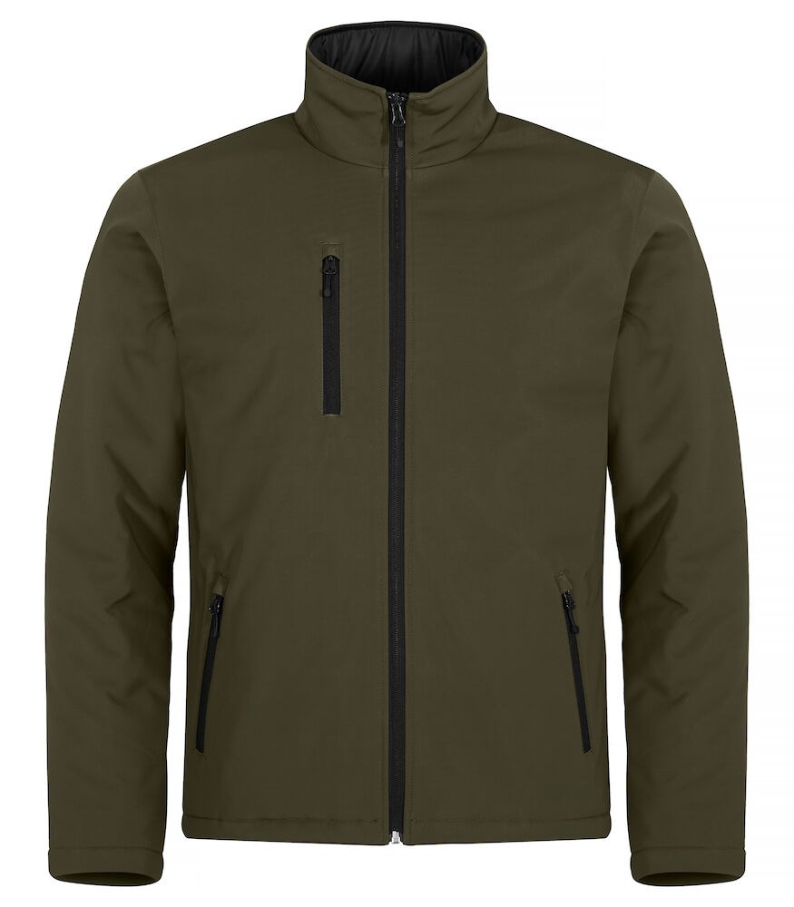 Clique - Padded Softshell Jacket - Mistgroen