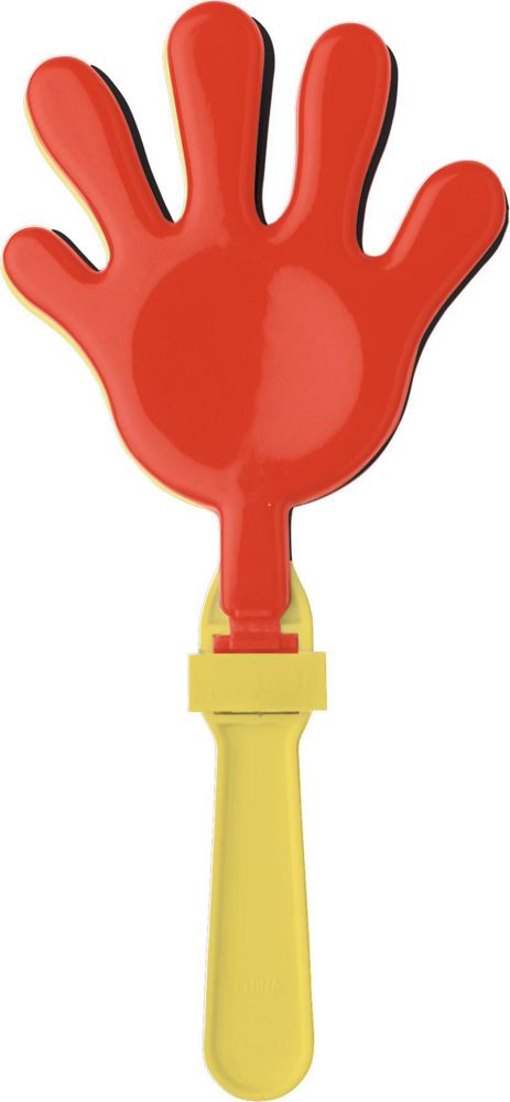 PP handenklapper Boris - zwart/geel/rood