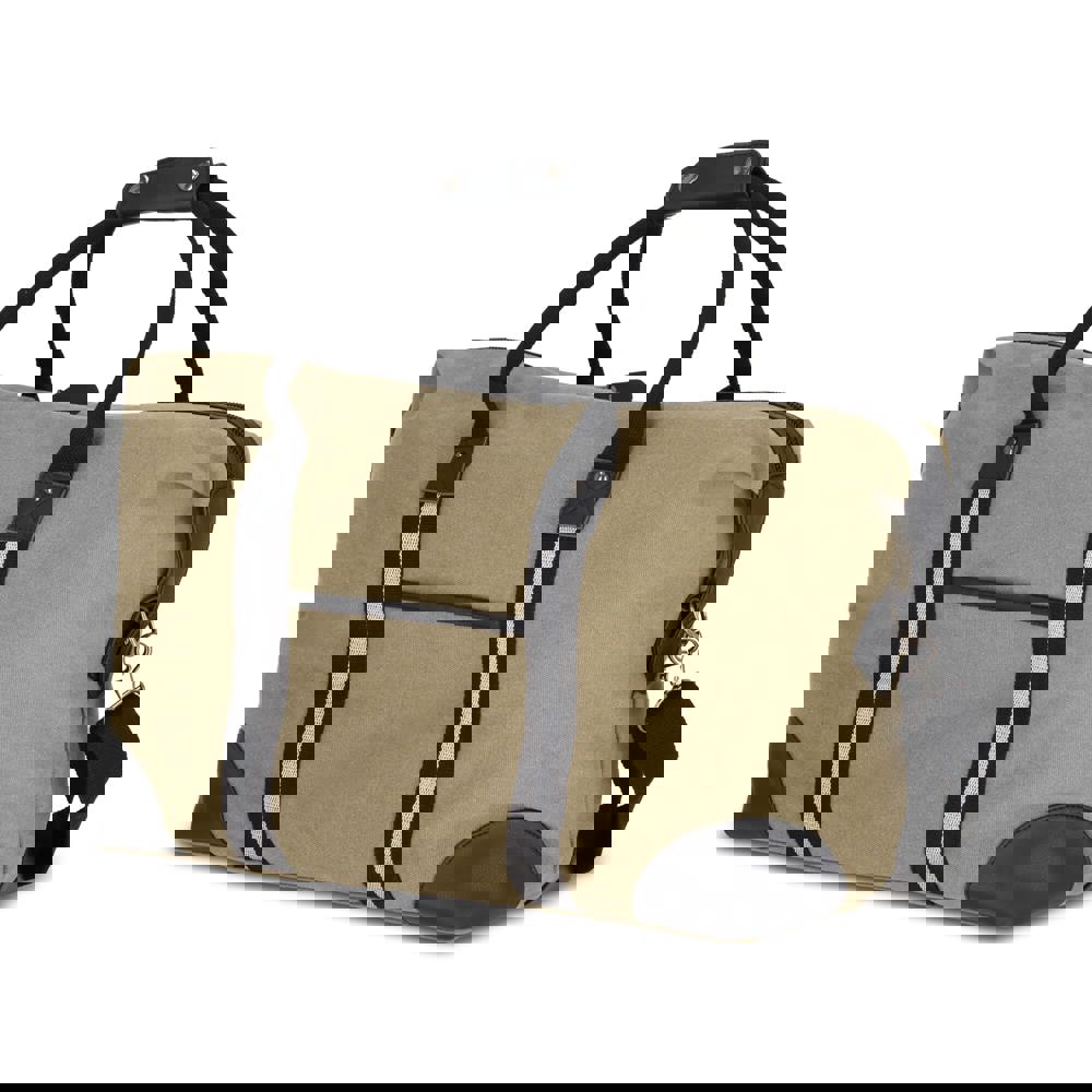 Gerecycled katoenen canvas weekendtas Harper