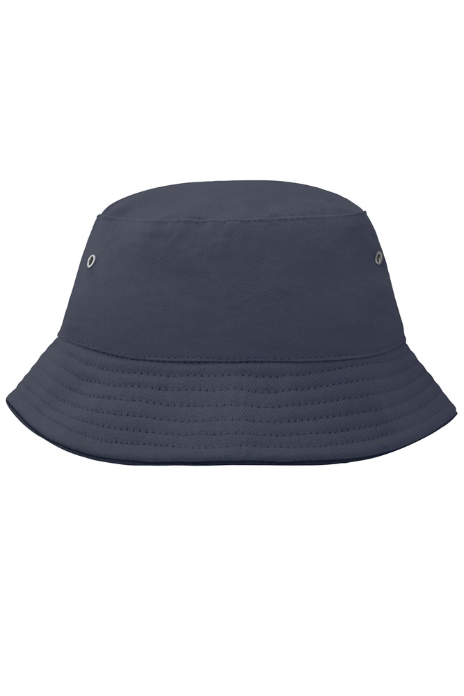 Fisherman Piping Hat for Kids - Navy/navy (ca. Pantone 296C)