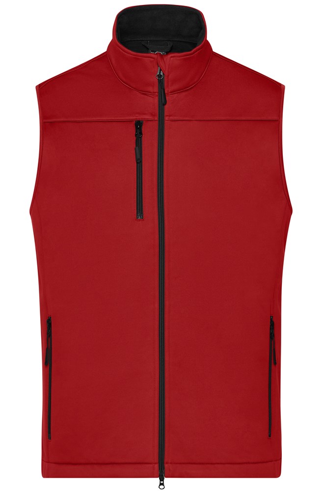 Men's Softshell Vest GRS - Rood (ca. Pantone 200C)