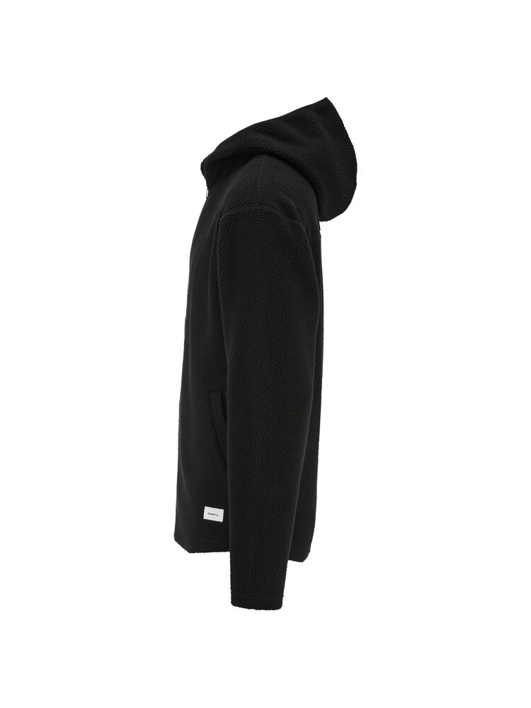 Craft - Join Pile Fleece FZ Hood M Black XL
