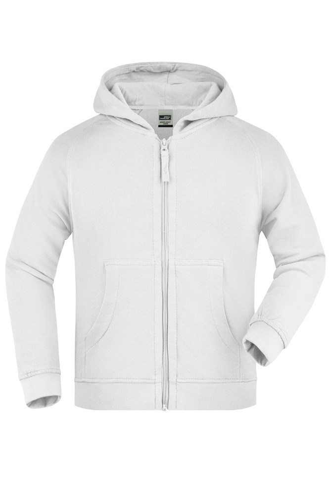 Hooded Jacket Junior - Wit (ca. Pantone white)