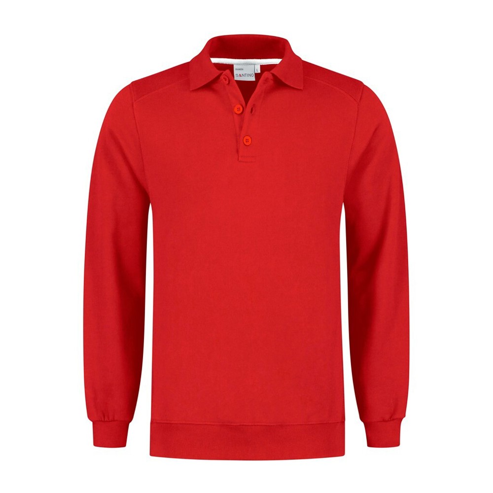Santino Polosweater Ramon - Red