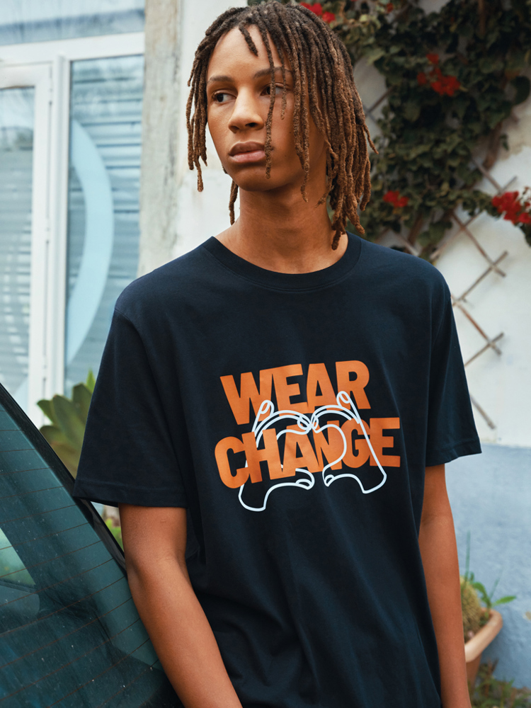 IQONIQ Kakadu relaxed gerecycled katoen t-shirt