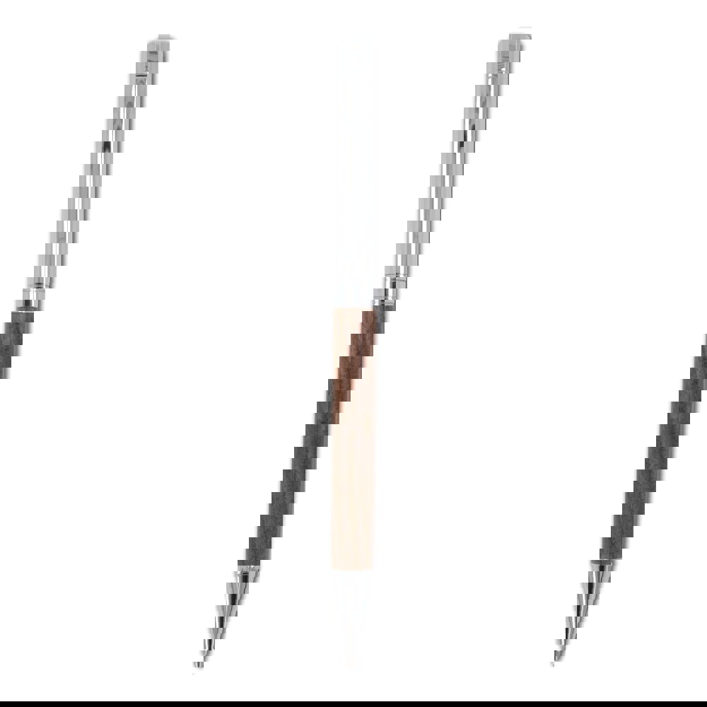 Balpen en rollerball set walnoot hout