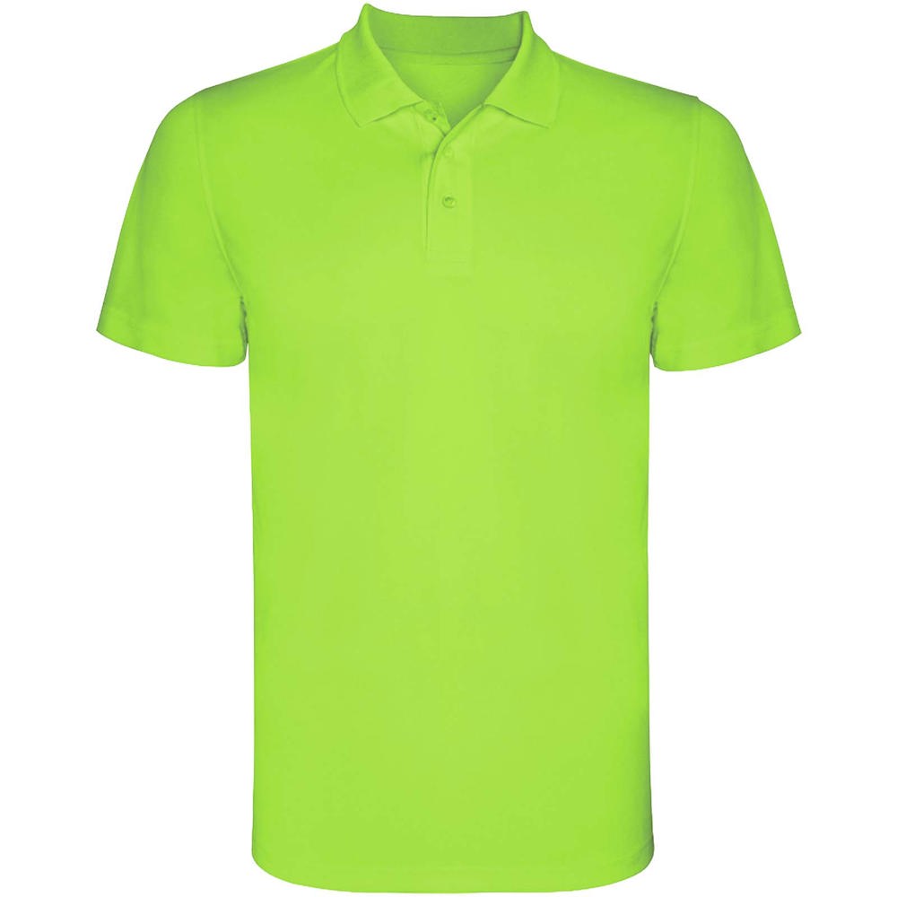Monzha sportpolo met korte mouwen voor heren - Lime