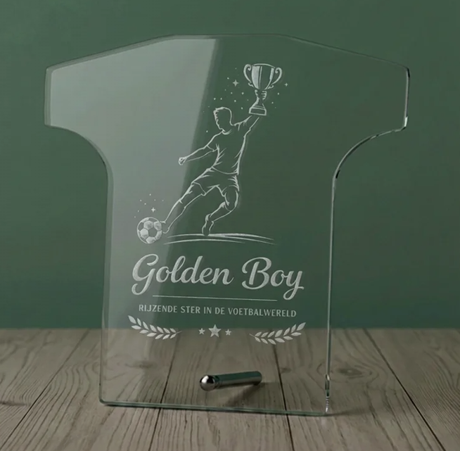 B-W211-213 awards van glas tot 15 cm hoog