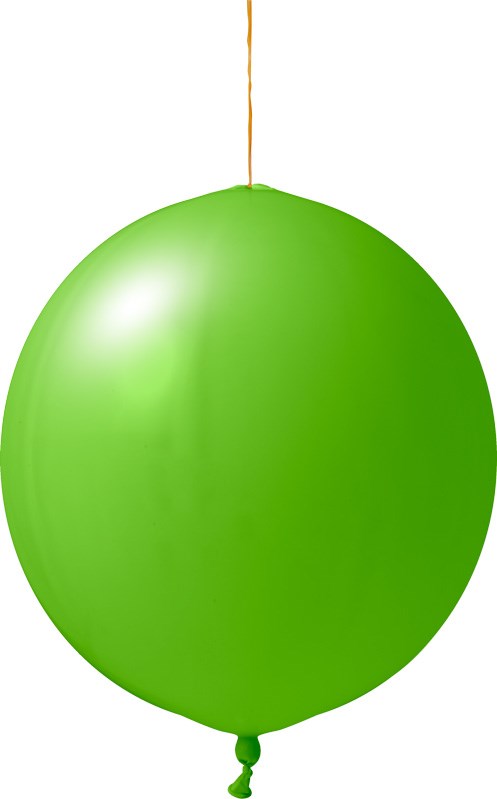Punchballonnen onbedrukt 120/130 cm - Ø 44 cm - 18 inch - Groen (6012) Pastel (± PMS 361)