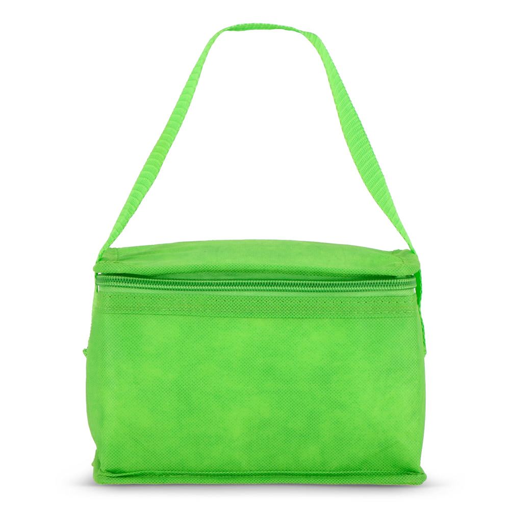 R-PET koeltas voor 6 blikjes, non-woven, 20 x 13 x 12,5 cm, 75 g/m²