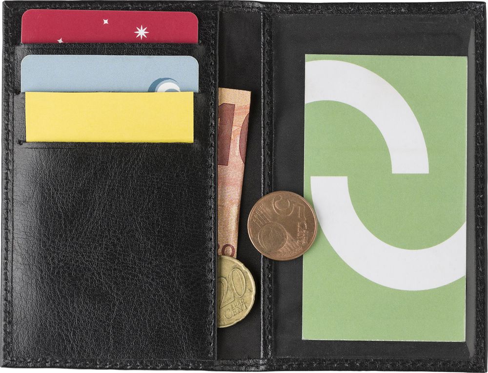 Leren creditcard portemonnee Lee