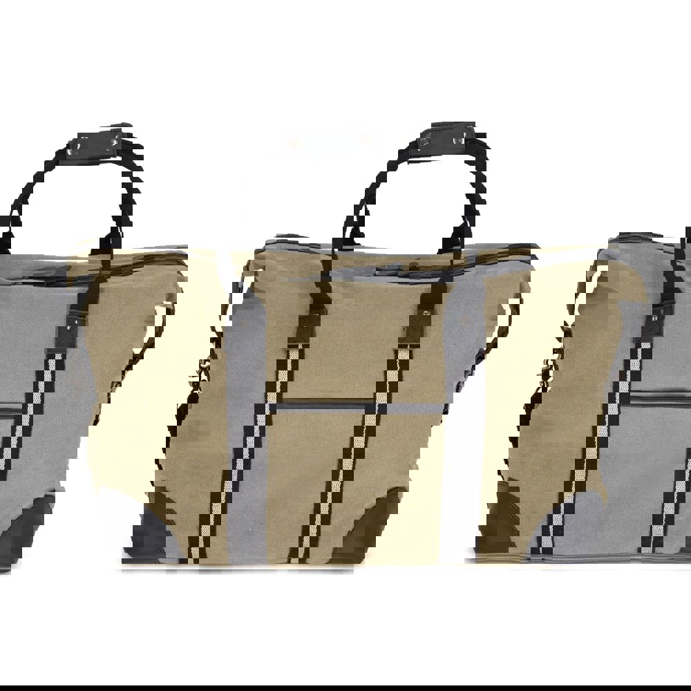 Gerecycled katoenen canvas weekendtas Harper