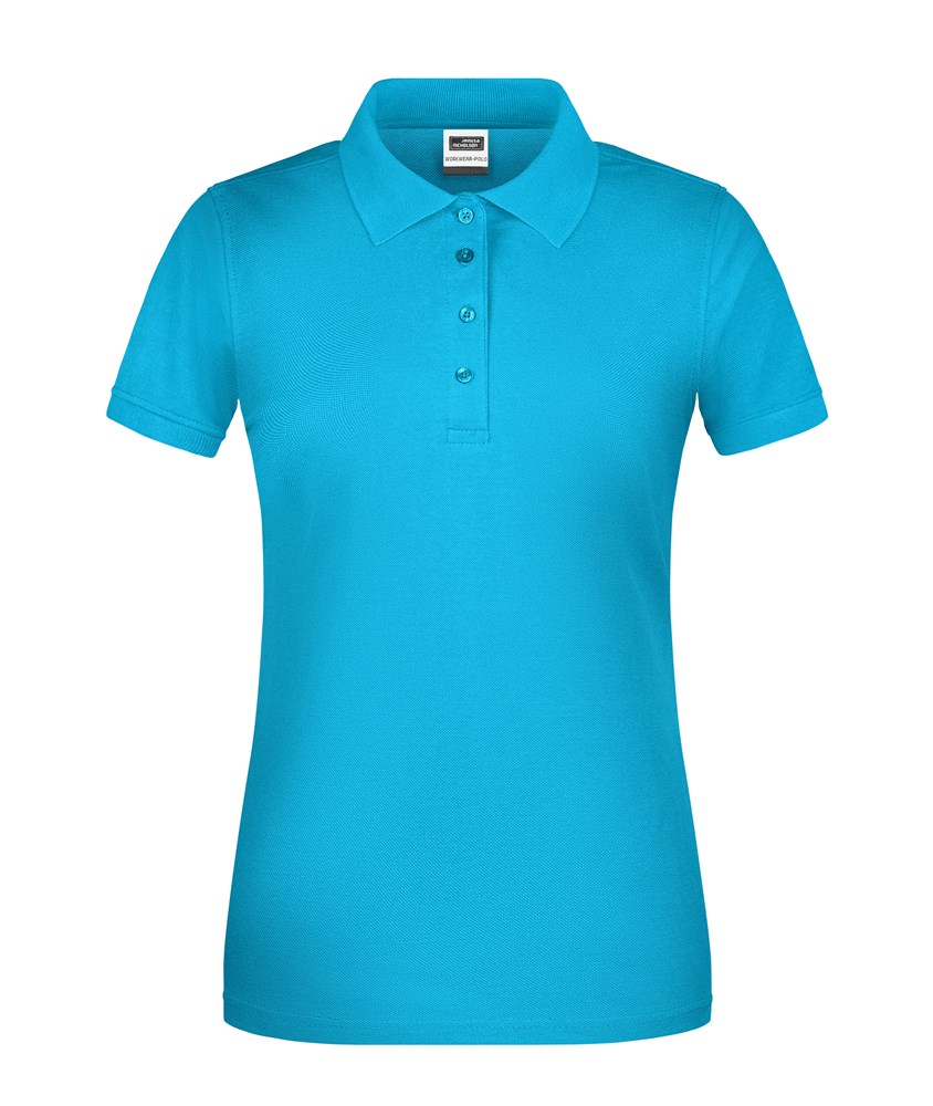 Ladies' BIO Workwear Polo OCS Blended - Turquoise (ca. Pantone 312C)