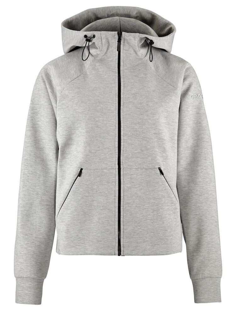 Craft - ADV Join FZ Hoodie W - Grey Melange