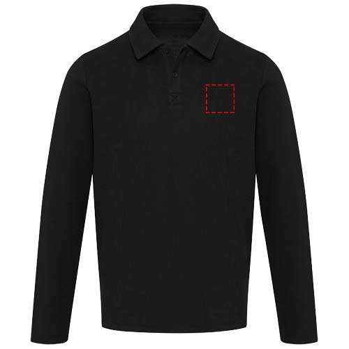 Apollo uniseks poloshirt met lange mouwen