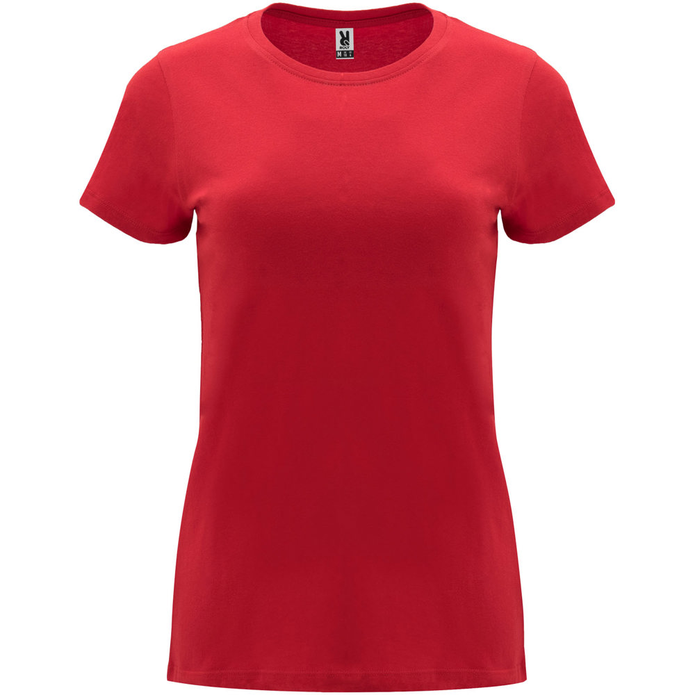 Capri 170 g/m² damesshirt met korte mouwen - Rood