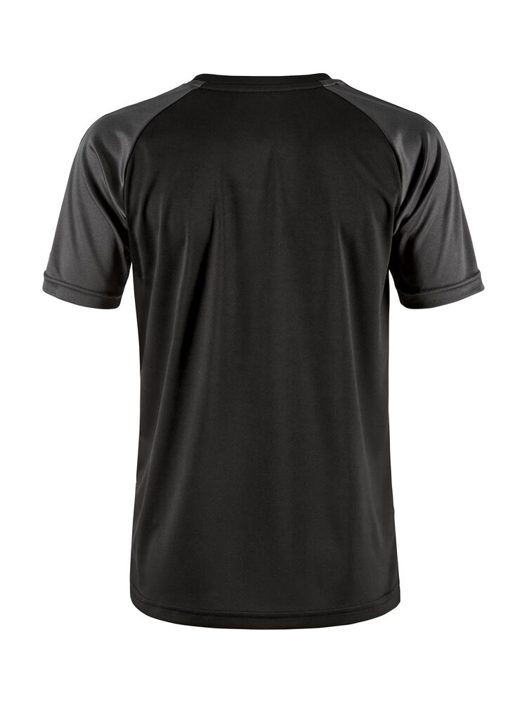 Craft - Squad Go Contrast Jersey Jr Black-Granite 122/128