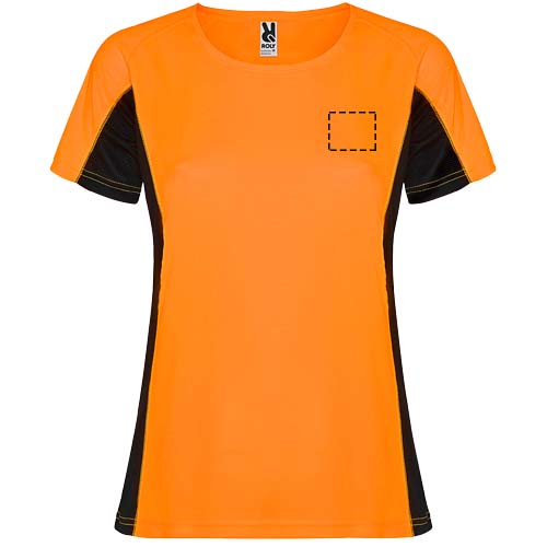 Shanghai sportshirt met korte mouwen voor dames