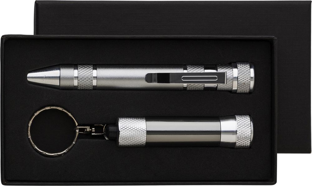 Aluminium 3-in-1 sleutelhanger Frazer