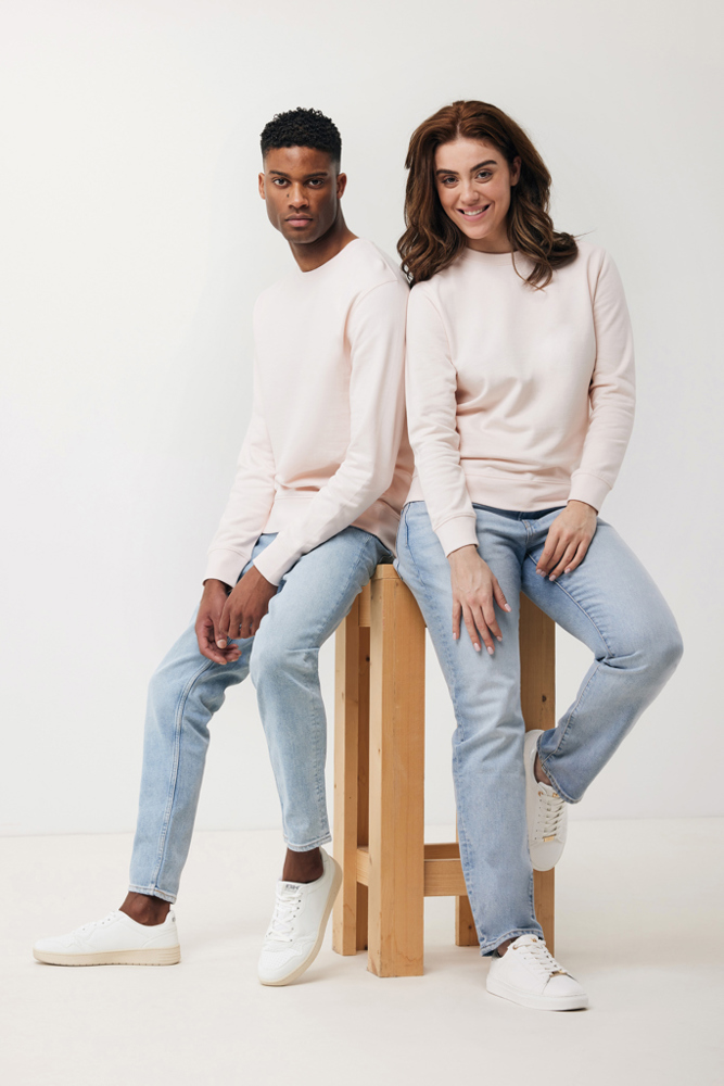 IQONIQ Etosha lichtgewicht gerecycled katoen sweater