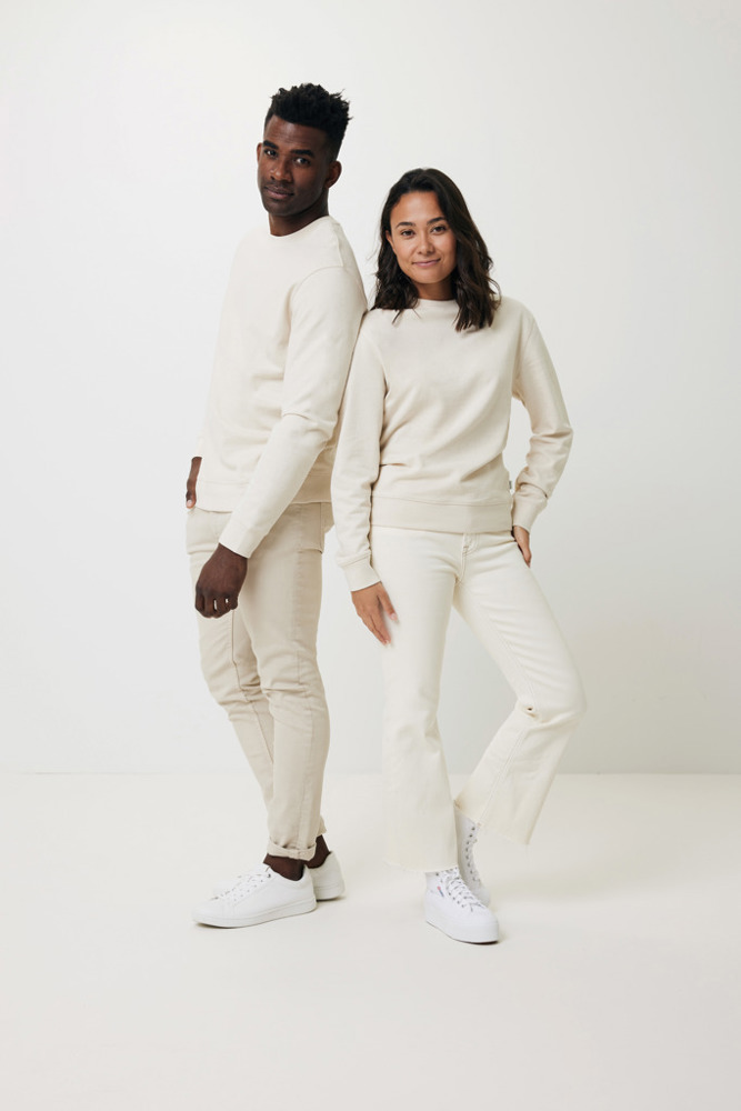 IQONIQ Denali gerecycled katoen sweater ongeverfd