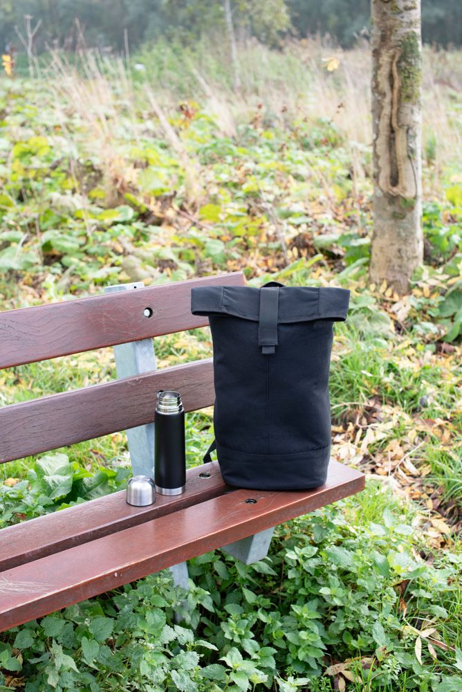 Polyester roll-top rugzak Micah