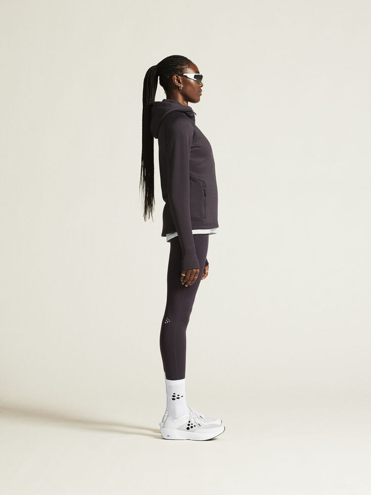 Craft - ADV Explore Power Fleece Hood Jacket W Dk Plum S