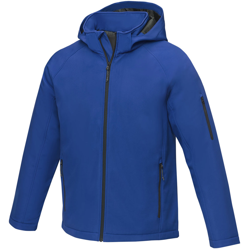 Notus gewatteerd softshell herenjas - Blauw