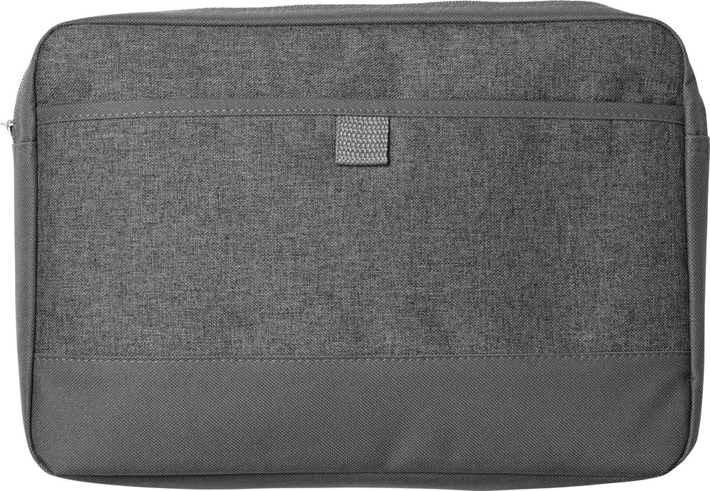 Polycanvas (600D) laptophoes Leander - Grijs