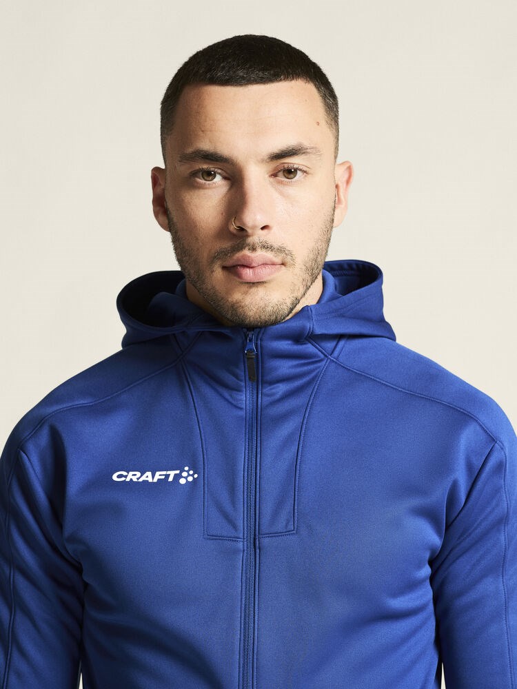 Craft - Evolve 2.0 Brushed Hood Jacket M Club Cobolt XL