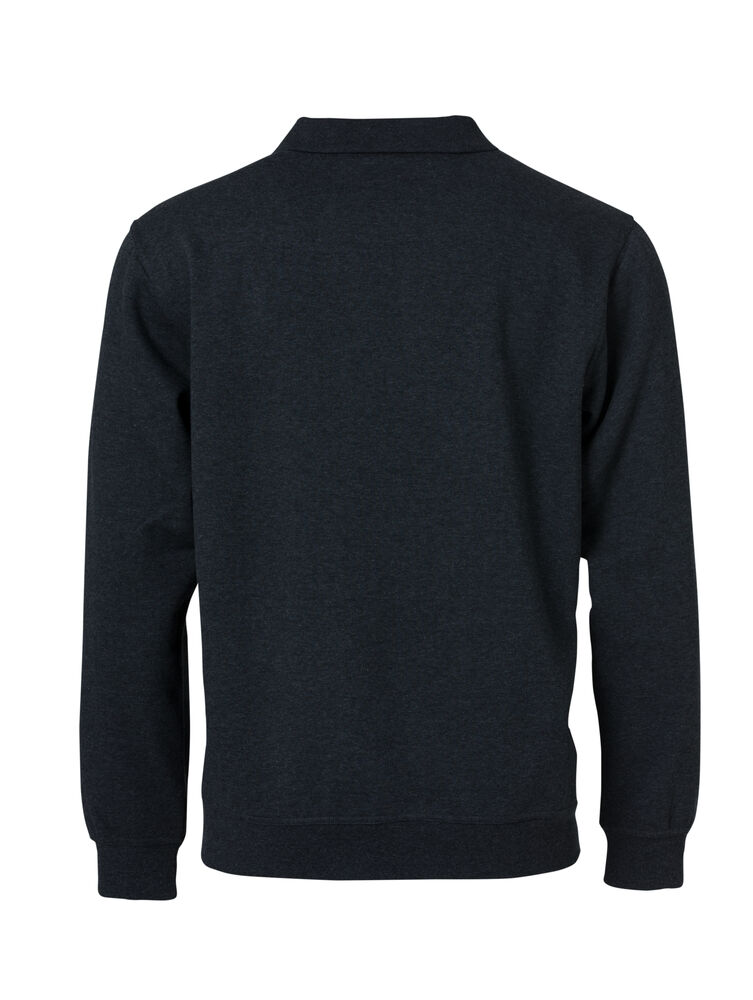 Clique - Basic Polo Sweater Antraciet Melange 3XL