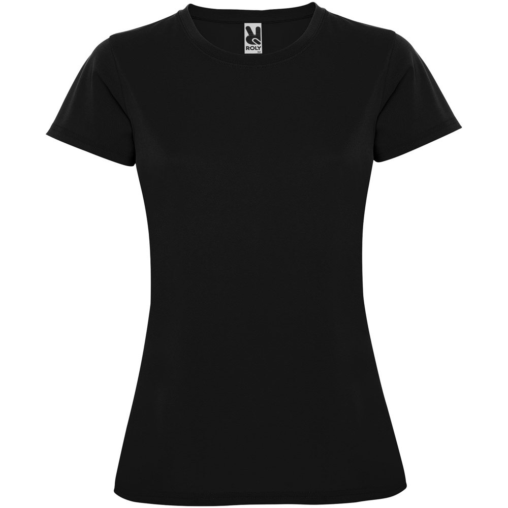 Montecarlo sportshirt met korte mouwen voor dames - Zwart