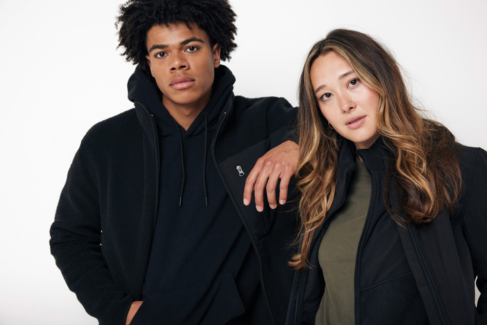 IQONIQ Yoho gerecycled katoen relaxed hoodie