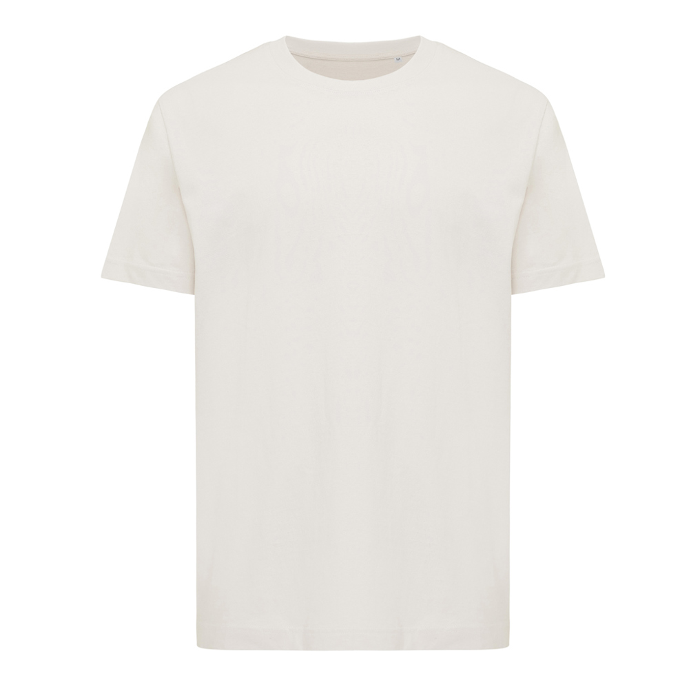 IQONIQ Kakadu relaxed gerecycled katoen t-shirt - ivory white (± PMS 12-2103 TCX)