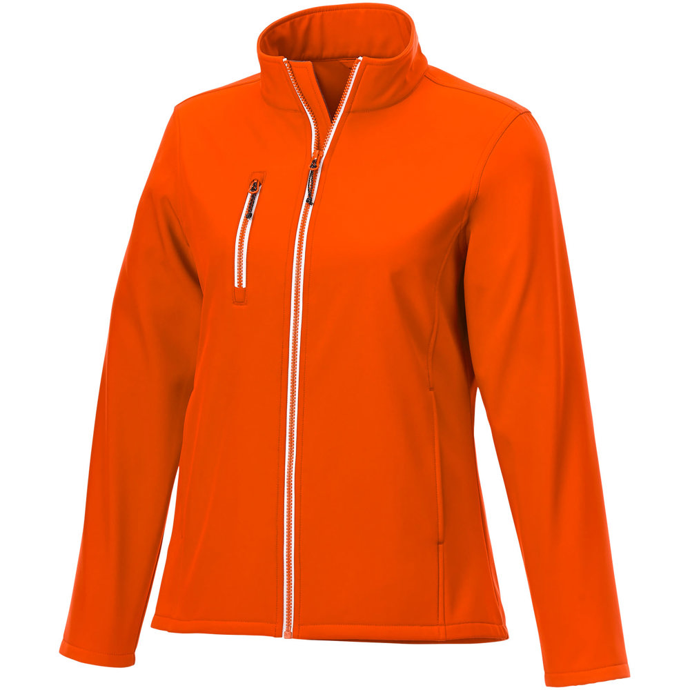 Orion softshell dames jas - Oranje