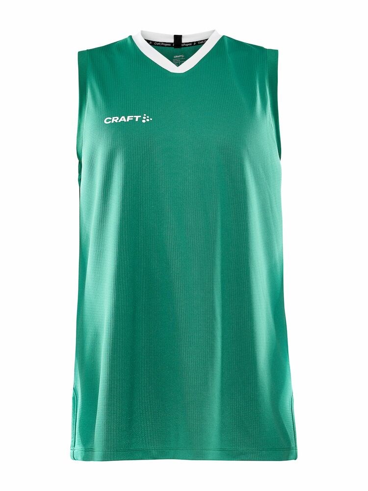 Craft - Progress Basket Singlet M - Team Green