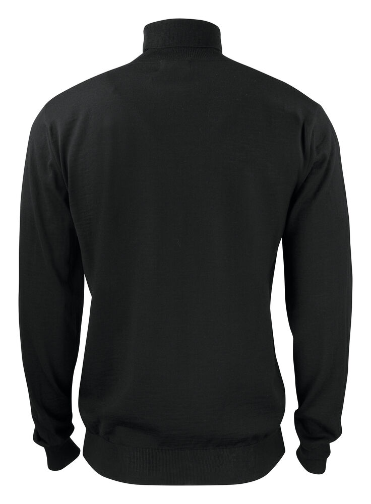 Cutter & Buck - Kennewick Turtleneck Heren Zwart 4XL