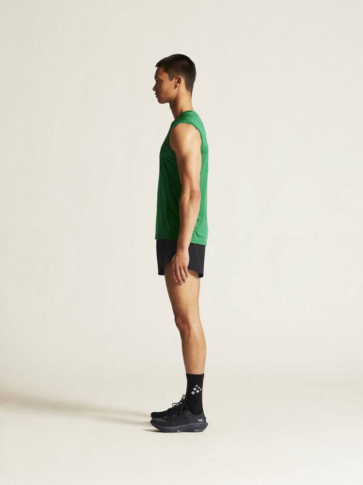 Craft - Rush 2.0 Singlet M Team Green L