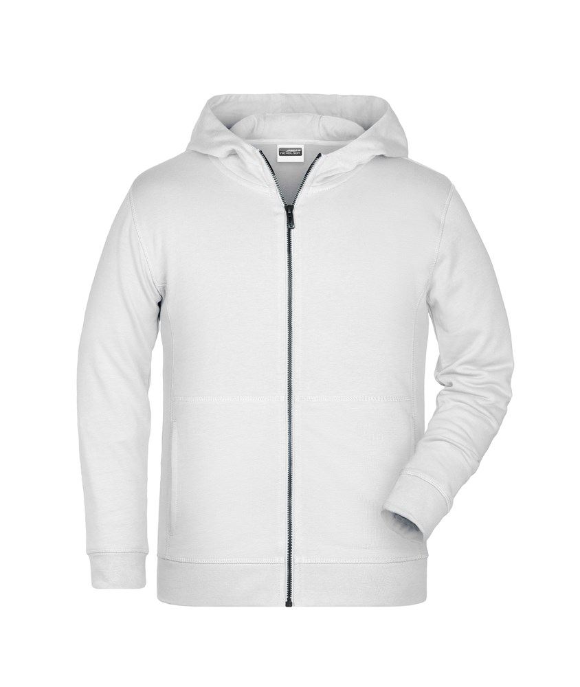 Children's Zip Hoody OCS Blended & RCS - Wit (ca. Pantone white)