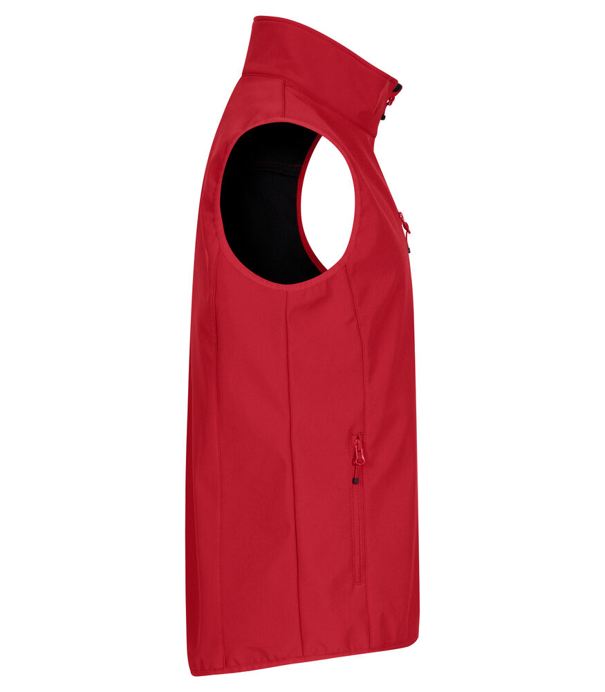 Clique - Classic Softshell Vest Rood XS
