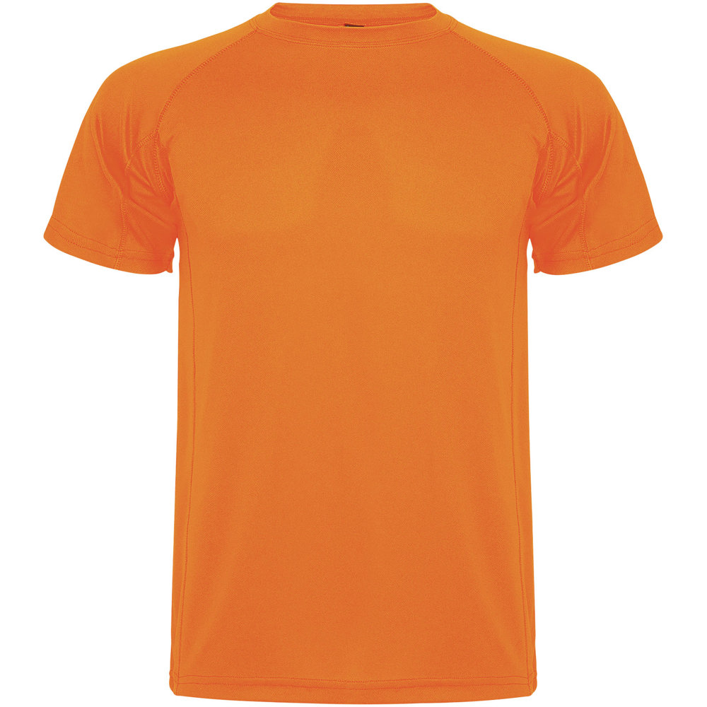 Montecarlo sportshirt met korte mouwen voor kinderen - Fluor oranje
