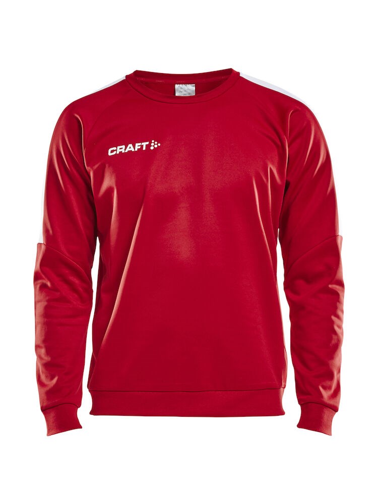Craft - Progress R-Neck Sweater M - Bright Red/White