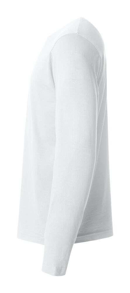 Clique - Basic-T L/S Wit 3XL