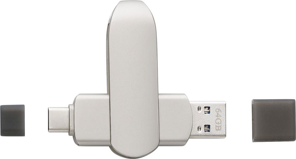 Zinklegering USB-stick Harlow