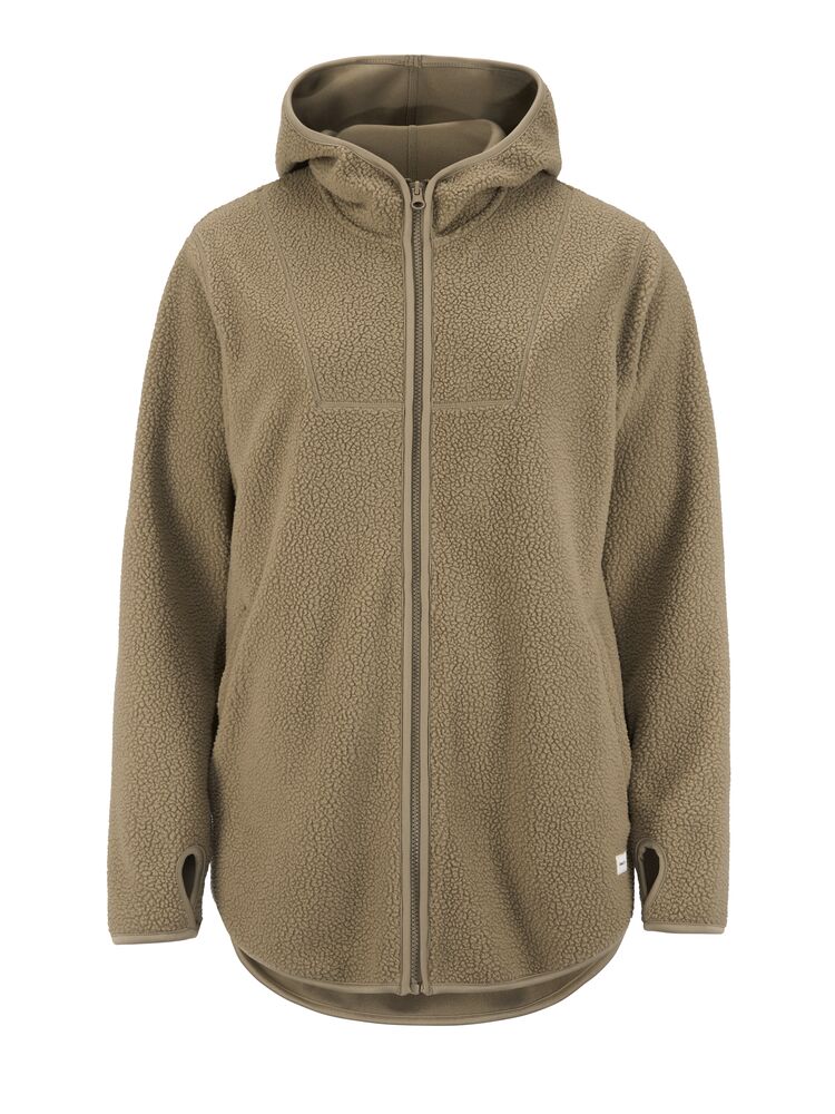 Craft - Join Pile Fleece FZ Hood W - Taupe