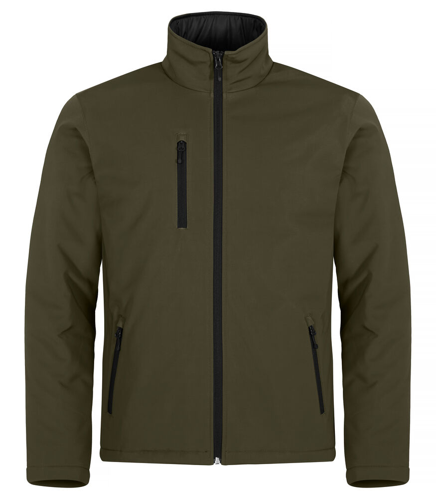 Clique - Padded Softshell Jacket - Mistgroen