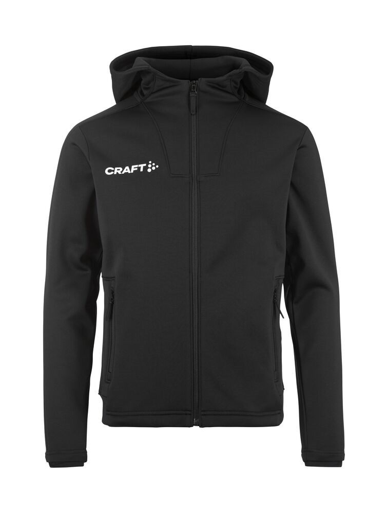 Craft - Evolve 2.0 Brushed Hood Jacket JR - Black