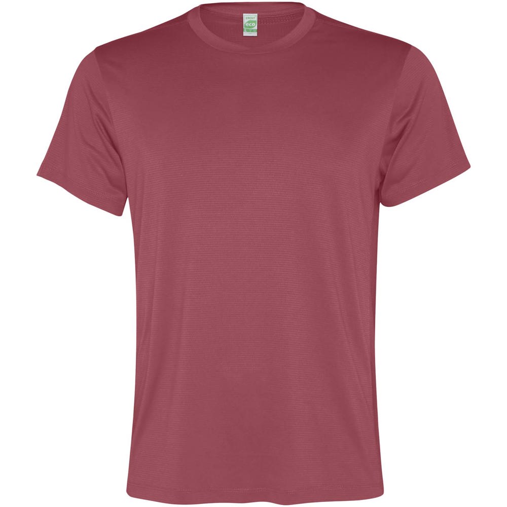 Slam 100 g/m² sportshirt met korte mouwen voor heren - Bessenrood