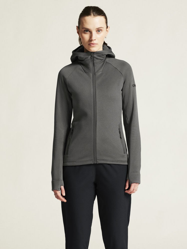 Craft - ADV Explore Power Fleece Hood Jkt W Granite M
