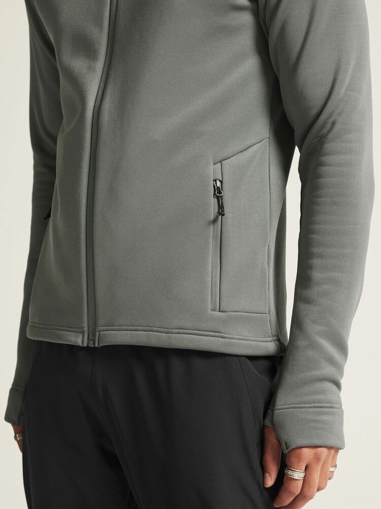 Craft - ADV Explore Power Fleece Hood Jacket M Leaf L